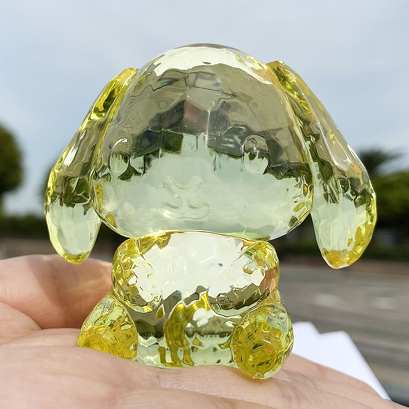 Oversized Gem Children's Plastic Toy Crystal Adorable Rabbit Decoration Boys and Girls Christmas Gift Acrylic Rewards