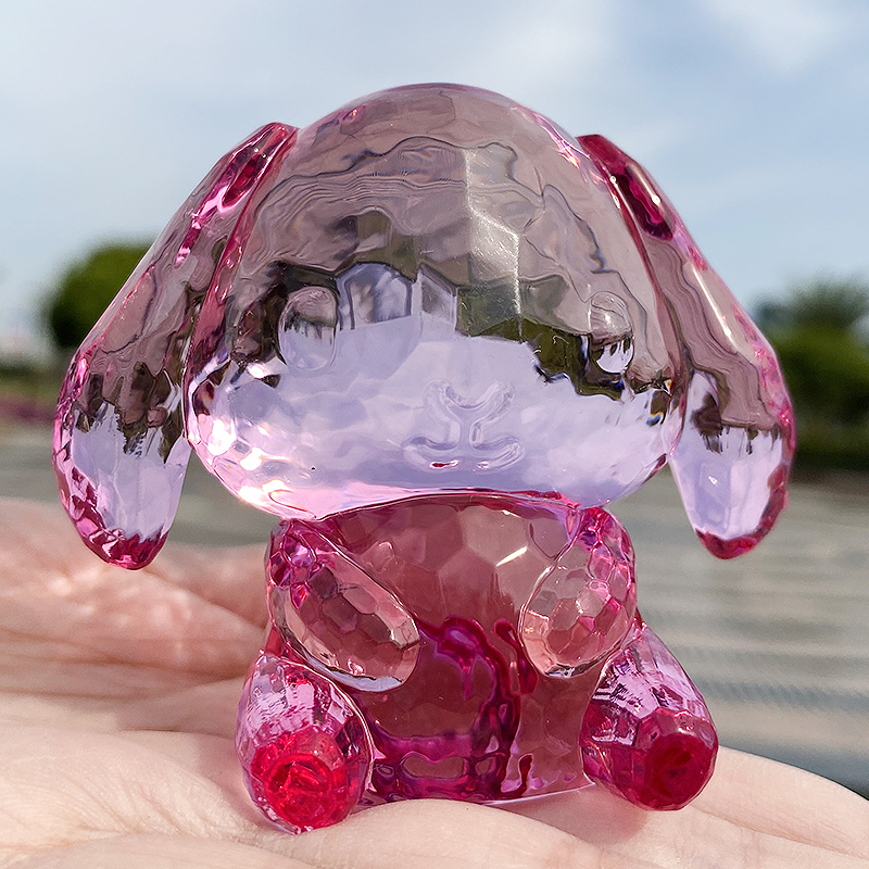 Oversized Gem Children's Plastic Toy Crystal Adorable Rabbit Decoration Boys and Girls Christmas Gift Acrylic Rewards