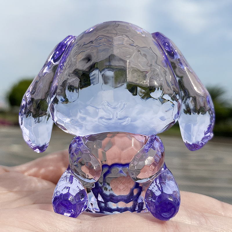 Oversized Gem Children's Plastic Toy Crystal Adorable Rabbit Decoration Boys and Girls Christmas Gift Acrylic Rewards
