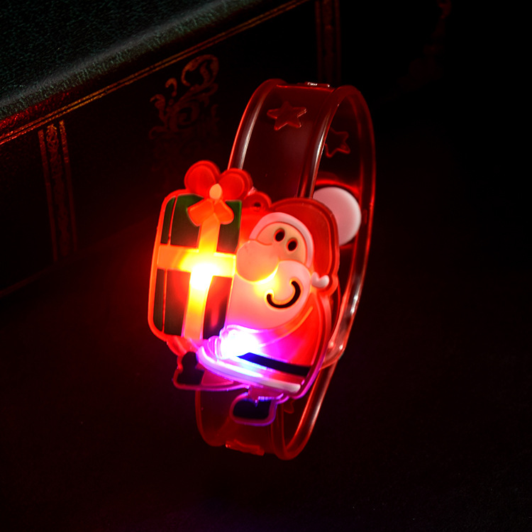 Christmas Luminous Bracelet Wristband Flash Children's Watch Christmas Luminous Gift Present WeChat Stall Supply Christmas Luminous Bracelet Wristband Flash Children's Watch Christmas Luminous Gift Present WeChat Stall Supply