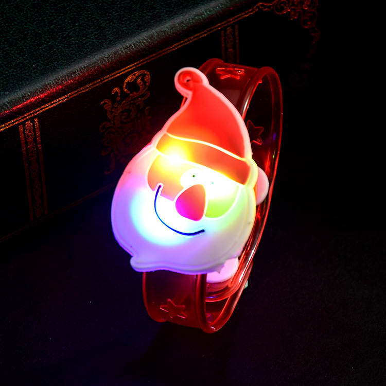 Christmas Luminous Bracelet Wristband Flash Children's Watch Christmas Luminous Gift Present WeChat Stall Supply Christmas Luminous Bracelet Wristband Flash Children's Watch Christmas Luminous Gift Present WeChat Stall Supply