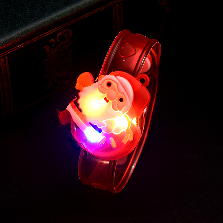 Christmas Luminous Bracelet Wristband Flash Children's Watch Christmas Luminous Gift Present WeChat Stall Supply Christmas Luminous Bracelet Wristband Flash Children's Watch Christmas Luminous Gift Present WeChat Stall Supply