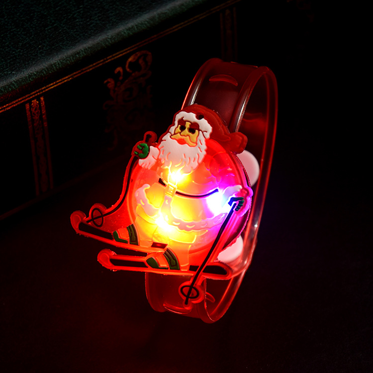 Christmas Luminous Bracelet Wristband Flash Children's Watch Christmas Luminous Gift Present WeChat Stall Supply Christmas Luminous Bracelet Wristband Flash Children's Watch Christmas Luminous Gift Present WeChat Stall Supply