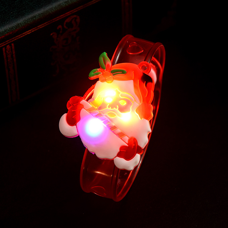 Christmas Luminous Bracelet Wristband Flash Children's Watch Christmas Luminous Gift Present WeChat Stall Supply Christmas Luminous Bracelet Wristband Flash Children's Watch Christmas Luminous Gift Present WeChat Stall Supply