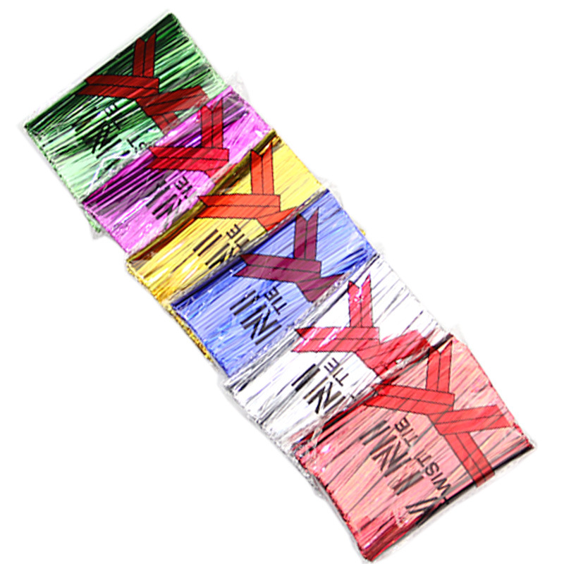 Factory Direct Sales Ribbon Food Packaging Bread Ribbon Candy Ribbon Christmas Gift Accessories Ribbon