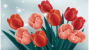 447 colors from hot diamonds painted charming upgraded version mini diamond stitch cartoon colored tulips painted mural decorations home decor