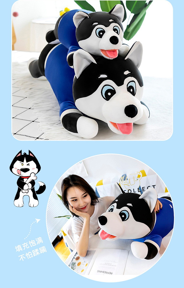 Husky Plush Toy Doll Christmas Gift Doll Penetration Doll Soft Strip Dog Throw PillowYouTube toy Husky Plush Toy Doll Christmas Gift Doll Penetration Doll Soft Strip Dog Throw PillowYouTube toy
