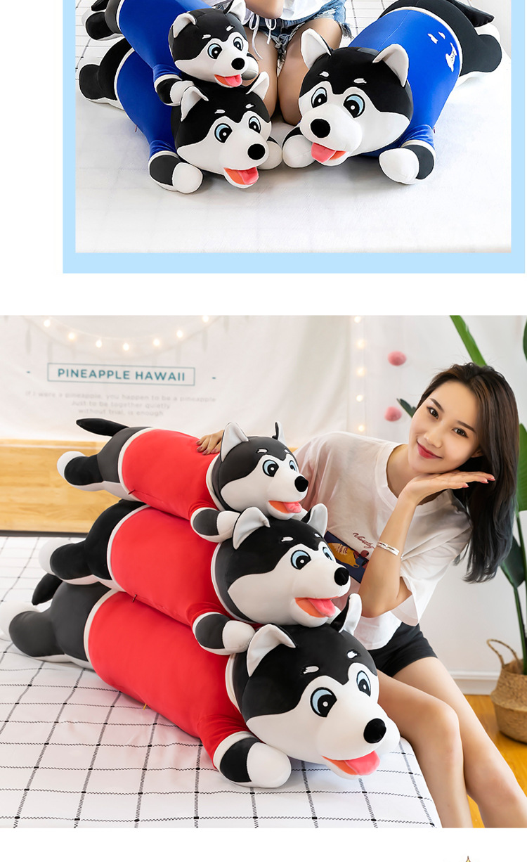 Husky Plush Toy Doll Christmas Gift Doll Penetration Doll Soft Strip Dog Throw PillowYouTube toy Husky Plush Toy Doll Christmas Gift Doll Penetration Doll Soft Strip Dog Throw PillowYouTube toy