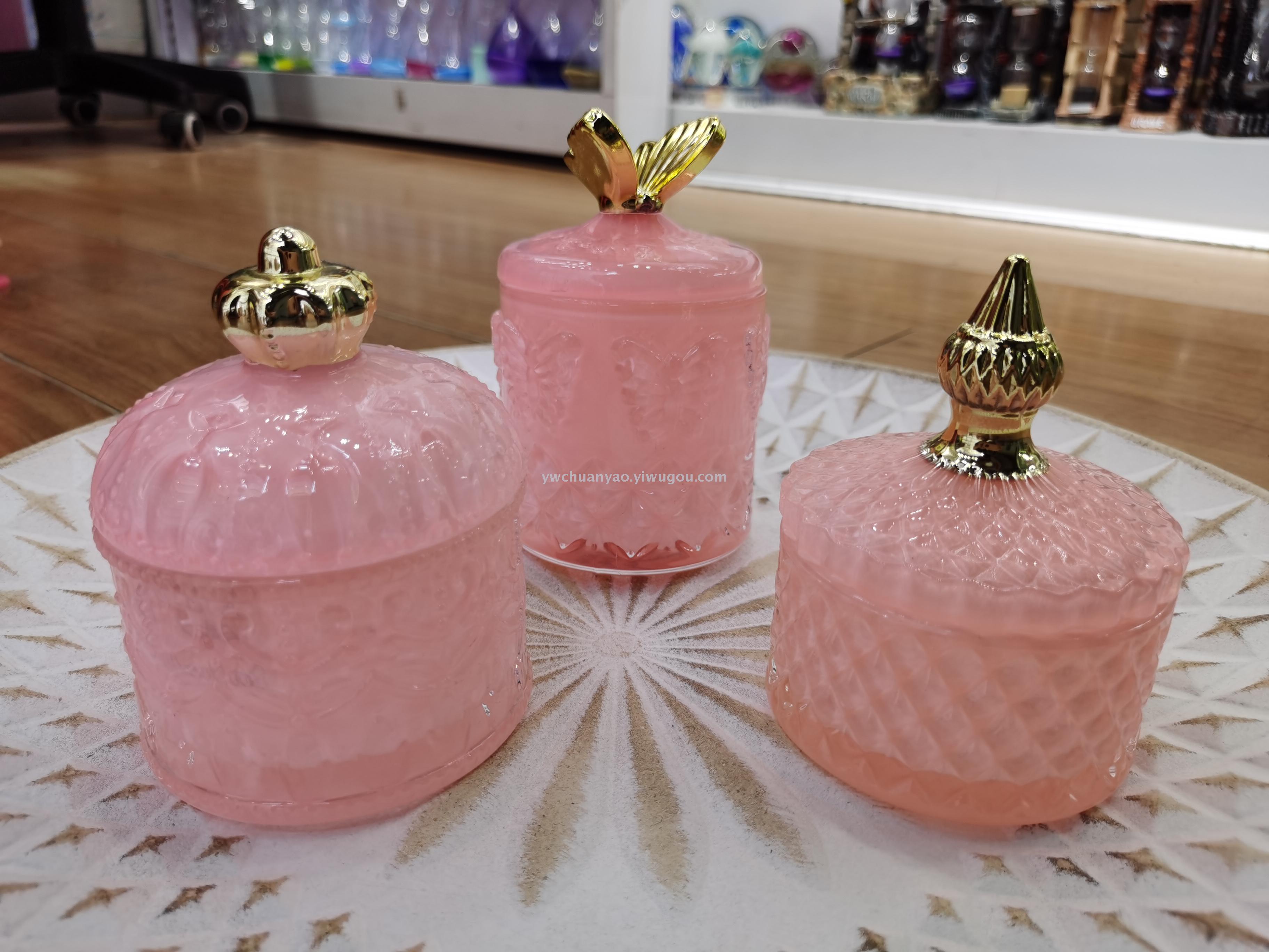 Nordic home decor candy jar storage jar candle jar
