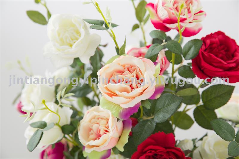 Peony rose artificial flower hotel interior decoration flower home decor