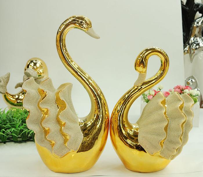 Gao Bo Decorated Home Continental handmade ceramic swan ornaments home decor Gao Bo Decorated Home Continental handmade ceramic swan ornaments home decor