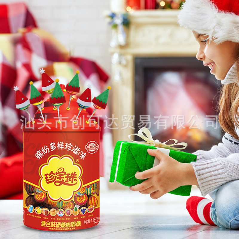Christmas Hat Christmas Gift Lollipop Hat Christmas Foreign Trade Christmas Decoration CrossBorder Can Be Customized 206