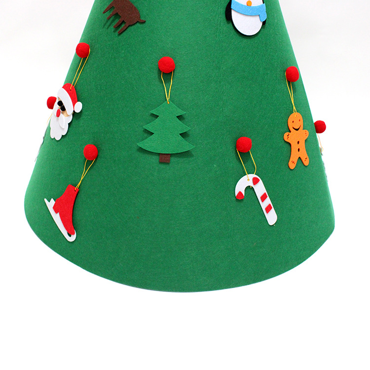 Felt Felt Christmas Decorations Christmas Hat DIY Children's Toys Handmade Three-dimensional Christmas Tree Spot