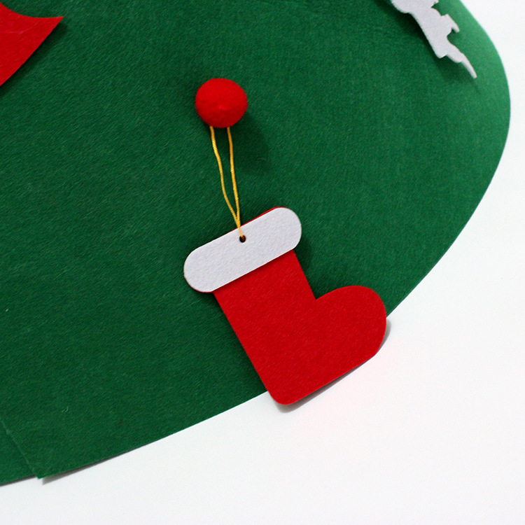 Felt Felt Christmas Decorations Christmas Hat DIY Children's Toys Handmade Three-dimensional Christmas Tree Spot