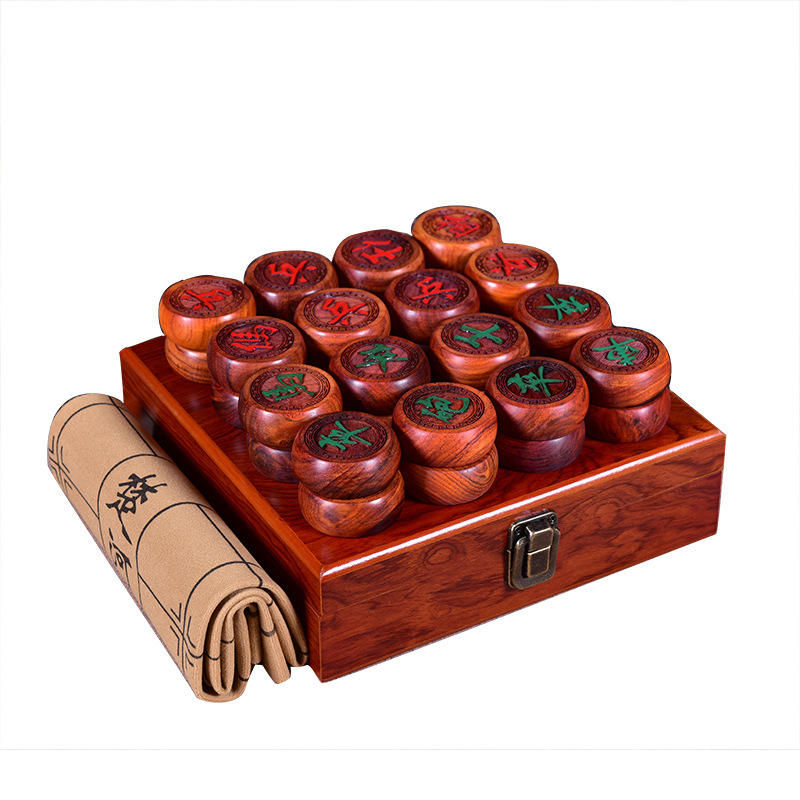 Rosewood Ebony Rosewood Chinese Chess Mahogany Solid Wood Large Chess Board Factory Wood Carving Crafts Generation