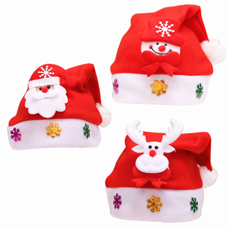 Hat Children&#039;s Luminous Hat Cute Luminous Elk Christmas Hat for the Elderly Christmas Creative Hat Manufacturer