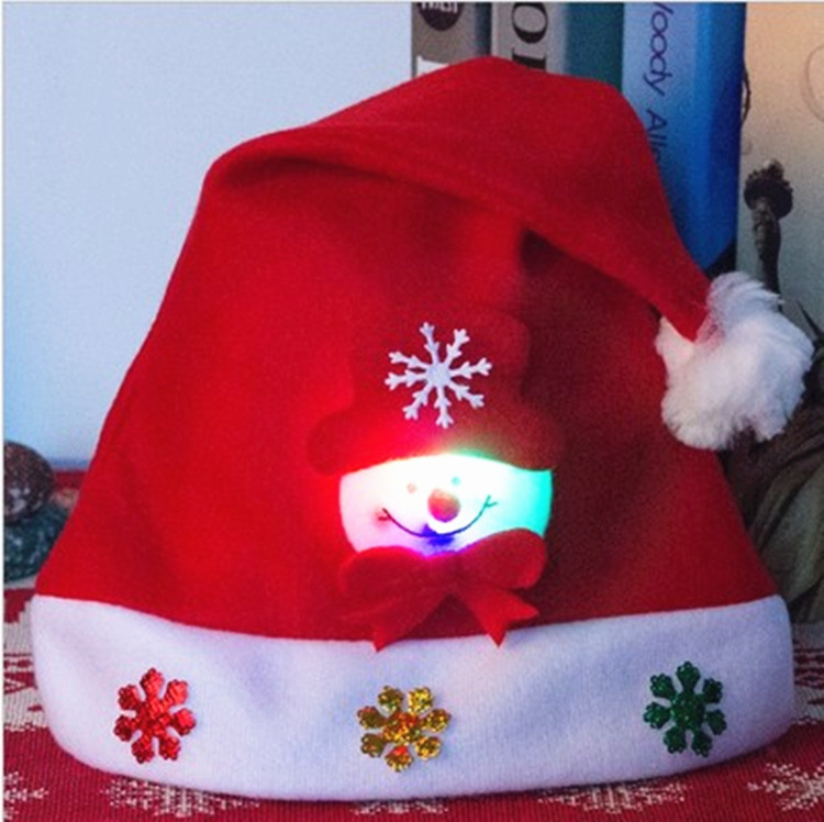 Hat Children's Luminous Hat Cute Luminous Elk Christmas Hat for the Elderly Christmas Creative Hat Manufacturer Hat Children's Luminous Hat Cute Luminous Elk Christmas Hat for the Elderly Christmas Creative Hat Manufacturer