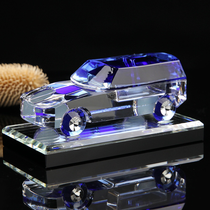 Car Decoration Crystal Glass Car Model Car Perfume Creative Upscale Decoration Car Interior Ornaments Crafts