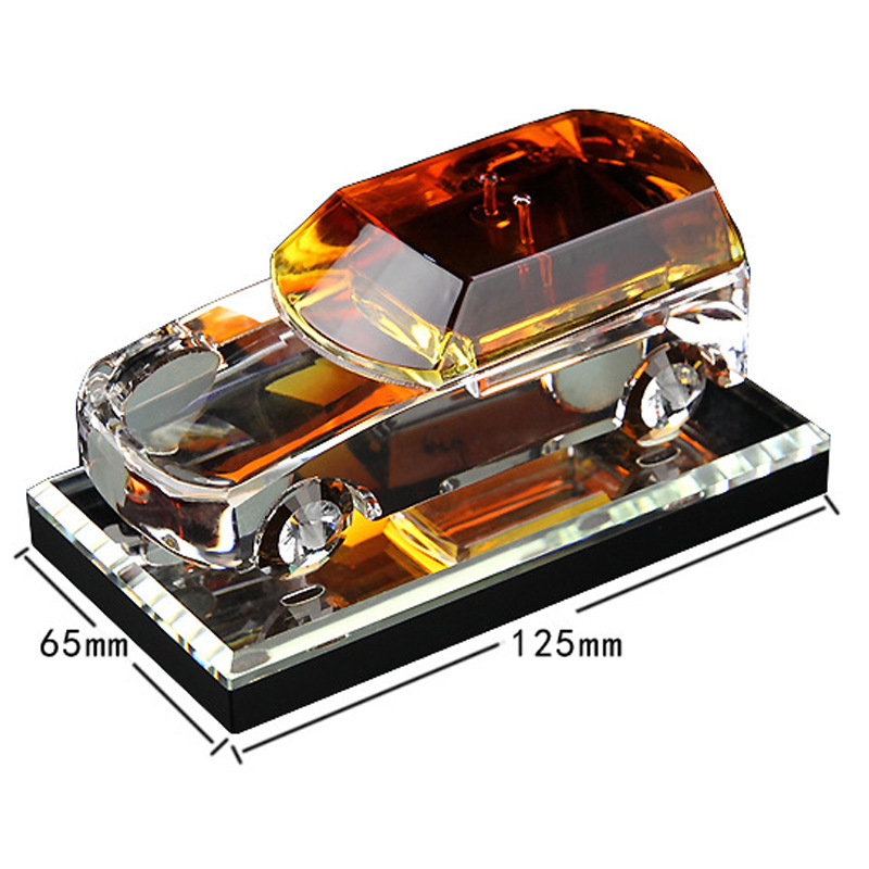 Car Decoration Crystal Glass Car Model Car Perfume Creative Upscale Decoration Car Interior Ornaments Crafts