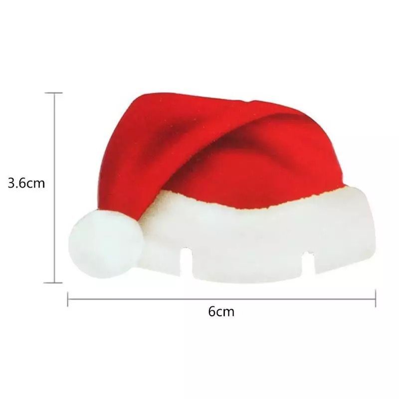 Wine Glass Hot Selling Christmas Hat Wine Glass Christmas Wine Glass Card Instert Snowman Elk Horn Cup Card Wine Instert