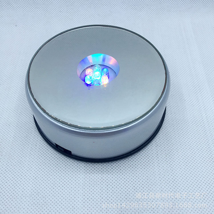Factory Direct Sales Led Mute 90 Rotating Colorful Lamp Holder Crafts 3D Engraving Crystal Carving Base Factory Direct Sales Led Mute 90 Rotating Colorful Lamp Holder Crafts 3D Engraving Crystal Carving Base