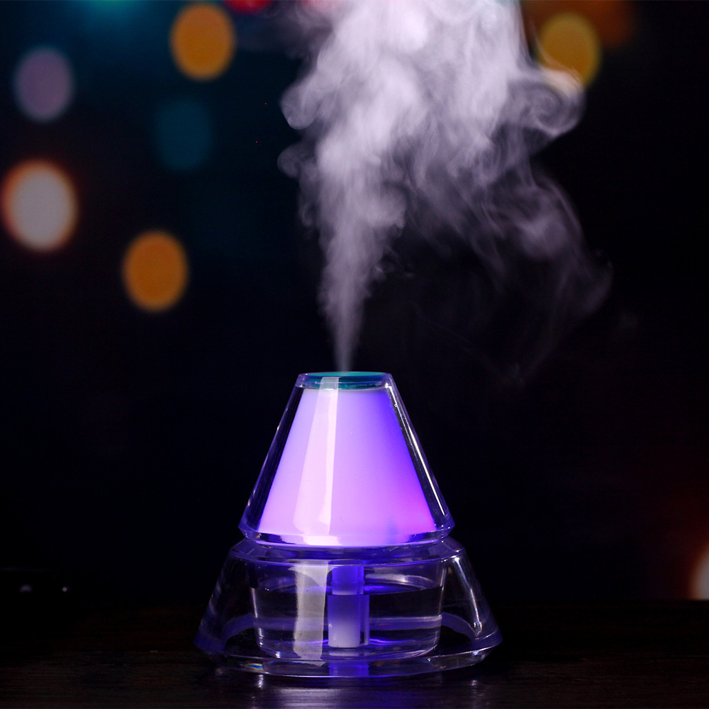 New Iceberg Humidifier USB Luminous Creative Mini Air Purifier Crystal Crafts