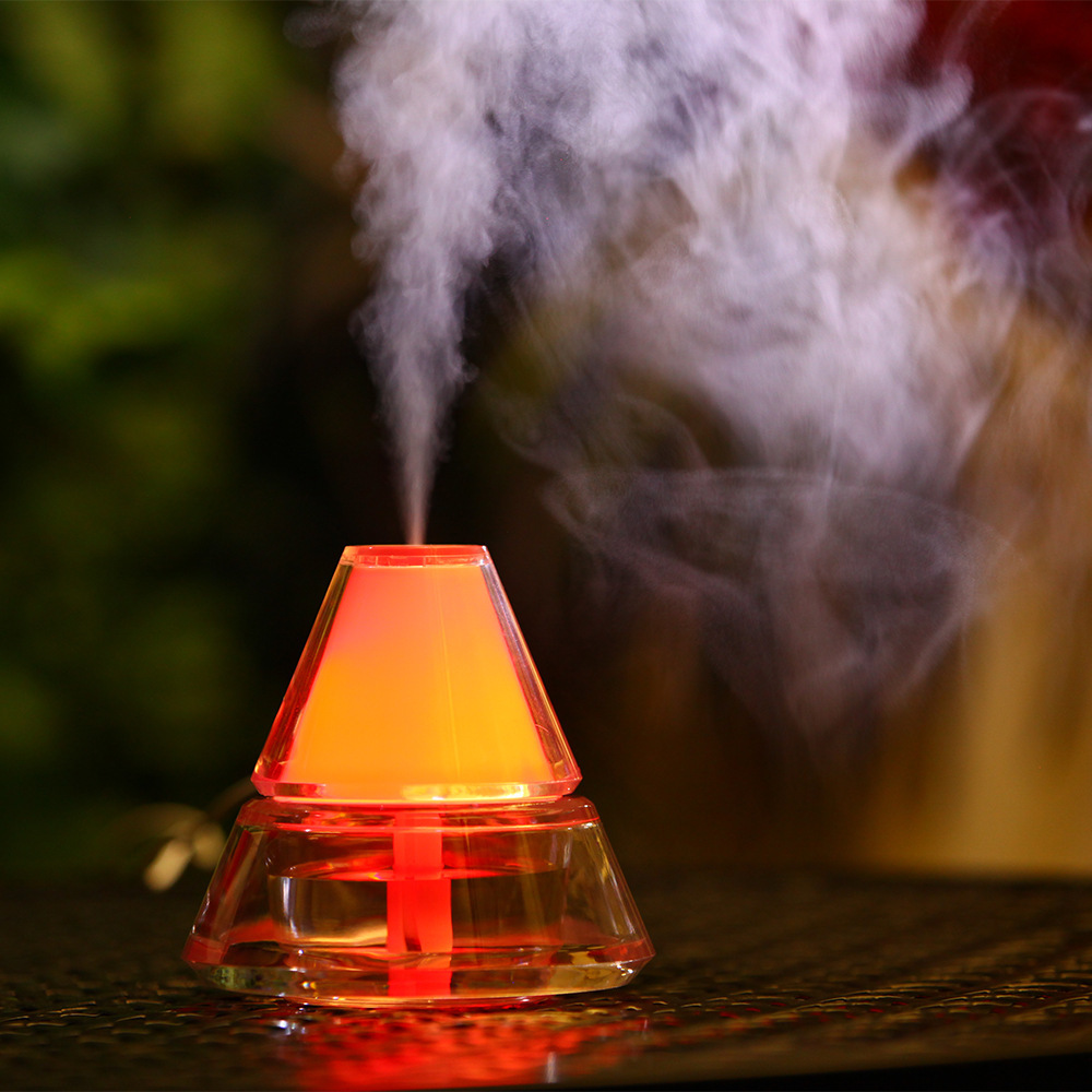 New Iceberg Humidifier USB Luminous Creative Mini Air Purifier Crystal Crafts