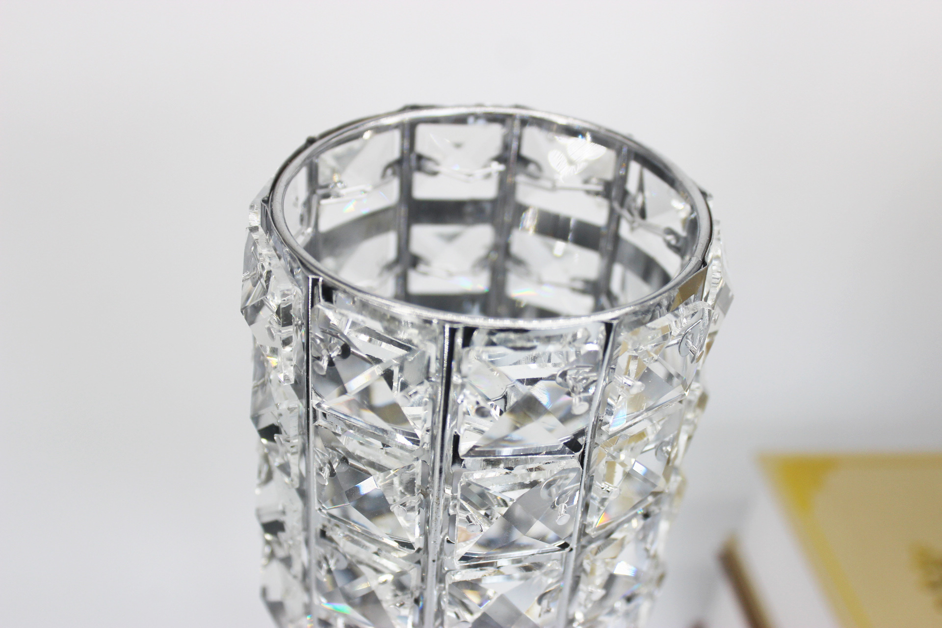 European-Style Wedding Single-Head Candlestick Christmas Props Crystal Crafts Decoration Home Model Room Decoration European-Style Wedding Single-Head Candlestick Christmas Props Crystal Crafts Decoration Home Model Room Decoration