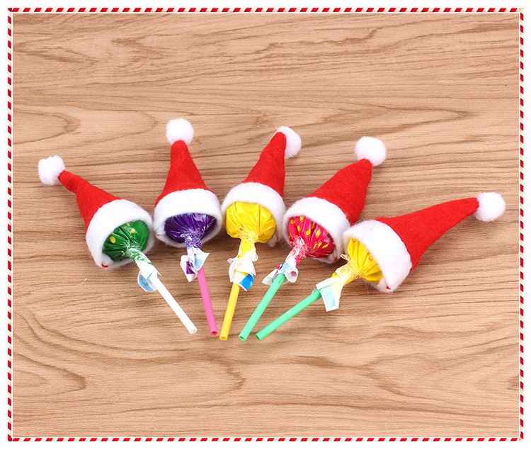 Christmas Decoration Supplies Children's Christmas Hat Christmas Lollipop Cap Christmas Non-Woven Fabric Mini Christmas Hat Christmas Hat Christmas Decoration Supplies Children's Christmas Hat Christmas Lollipop Cap Christmas Non-Woven Fabric Mini Christmas Hat Christmas Hat