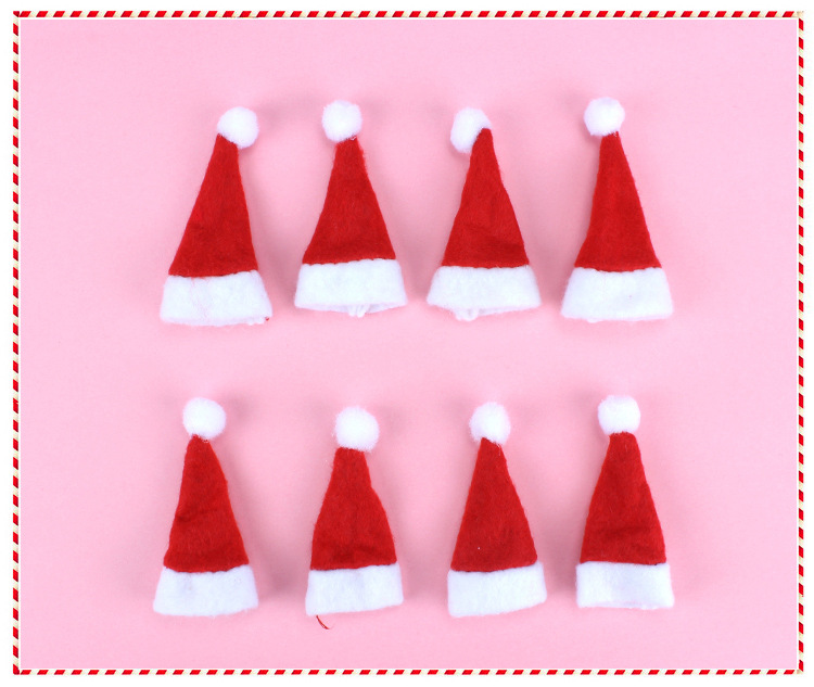 Christmas Decoration Supplies Children's Christmas Hat Christmas Lollipop Cap Christmas Non-Woven Fabric Mini Christmas Hat Christmas Hat Christmas Decoration Supplies Children's Christmas Hat Christmas Lollipop Cap Christmas Non-Woven Fabric Mini Christmas Hat Christmas Hat
