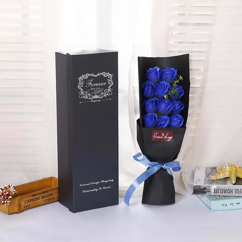Valentine&#039;s Day Teacher&#039;s Day Wedding Gifts Soap Flower Gift Box Rose Artificial Flower