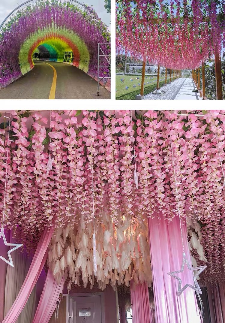 Wedding Celebration Decoration Wisteria Flower Artificial Flower Douban Flower Plastic Flowers Fake Flower Silk Flower Artificial Plant Rattan Factory Wholesale Wedding Celebration Decoration Wisteria Flower Artificial Flower Douban Flower Plastic Flowers Fake Flower Silk Flower Artificial Plant Rattan Factory Wholesale