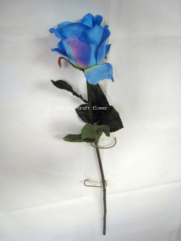 Factory direct edge rose high-end simulation flower artificial flower Factory direct edge rose high-end simulation flower artificial flower