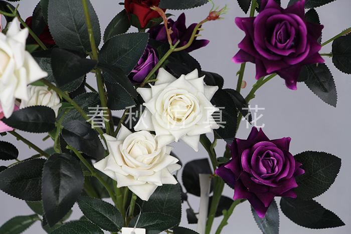 Artificial flower fleece small angle rose the rose home decor artificial flower corsage