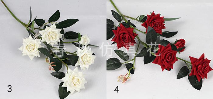 Artificial flower fleece small angle rose the rose home decor artificial flower corsage