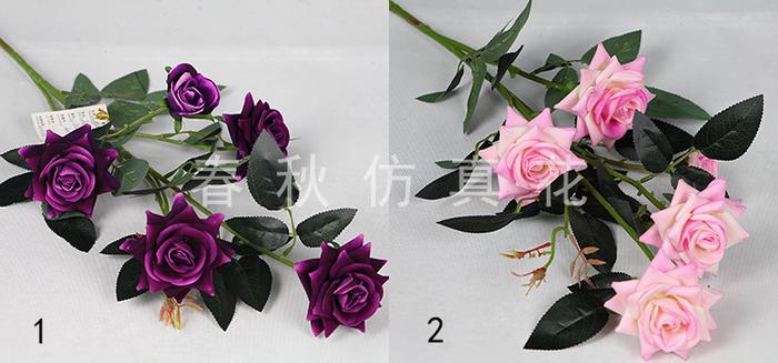 Artificial flower fleece small angle rose the rose home decor artificial flower corsage