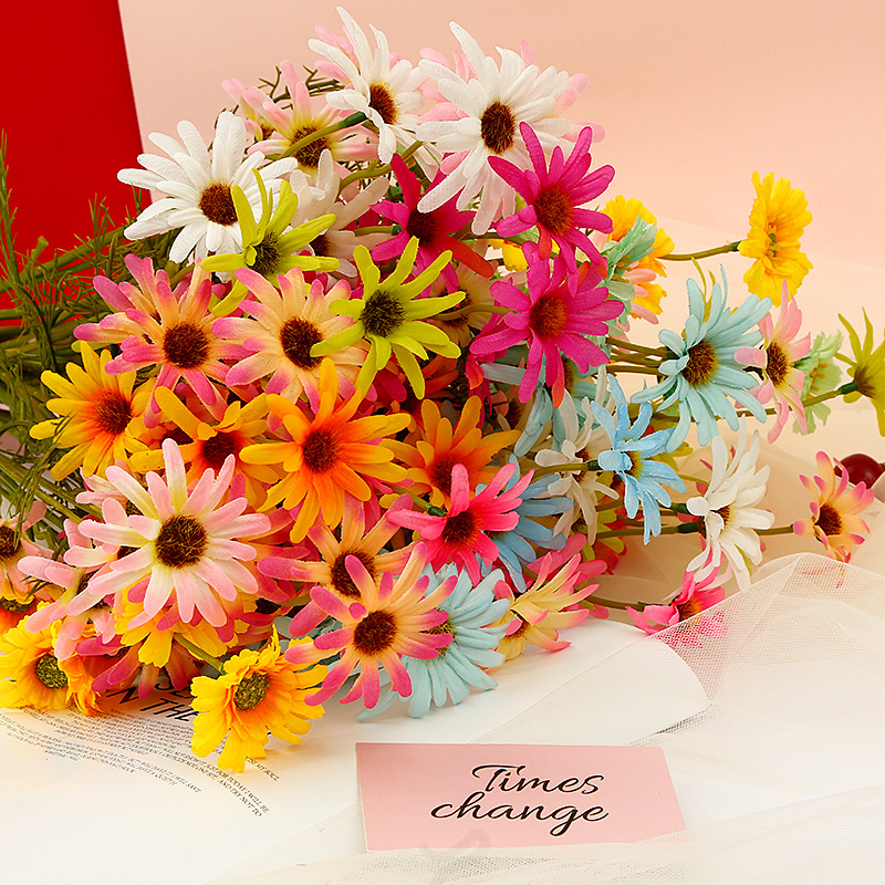 Artificial Flower Living Room Decoration Indoor Furnishings &amp; Decoration Single Stem Fake Flower Studio Hotel Wedding Celebration Decoration Bouquet Wholesale