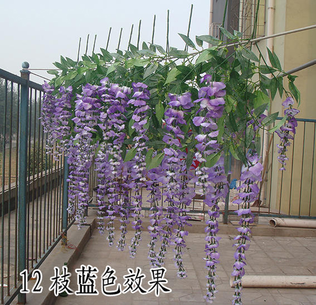 Extended simulation simulation Wistaria, Wisteria flower artificial flower douhua artificial flower silk flower hanging watercress flower Extended simulation simulation Wistaria, Wisteria flower artificial flower douhua artificial flower silk flower hanging watercress flower