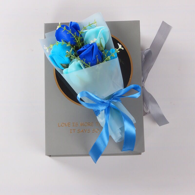 Teacher&#039;s Day Valentine&#039;s Day Christmas Mother&#039;s Day Gift Book Rose Soap Flower Artificial Flower