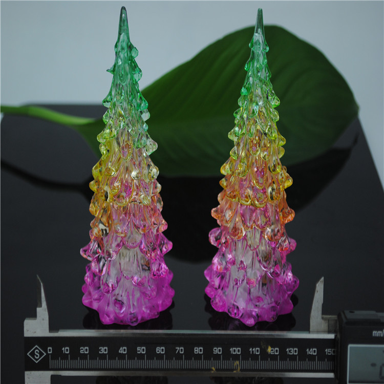 Romantic colorful acrylic Christmas tree night lights color changing colors Romantic colorful acrylic Christmas tree night lights color changing colors