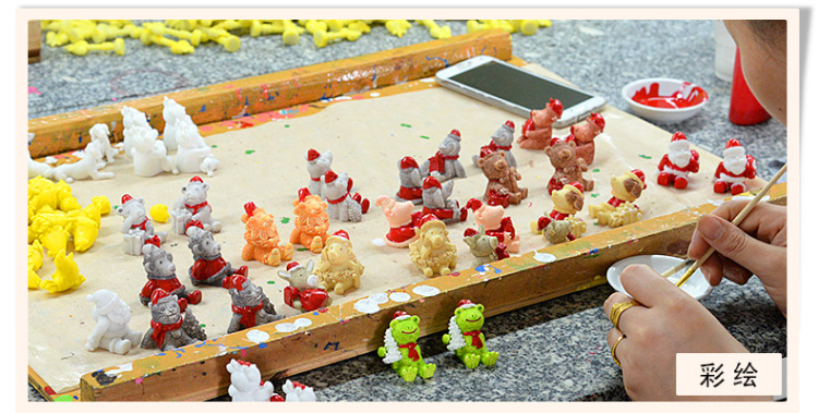 Micro Landscape Ornaments Emulation Christmas Tree Artificial Flower Cherry Blossom Succulent Accessories Material Zakka Ornaments and Accessories