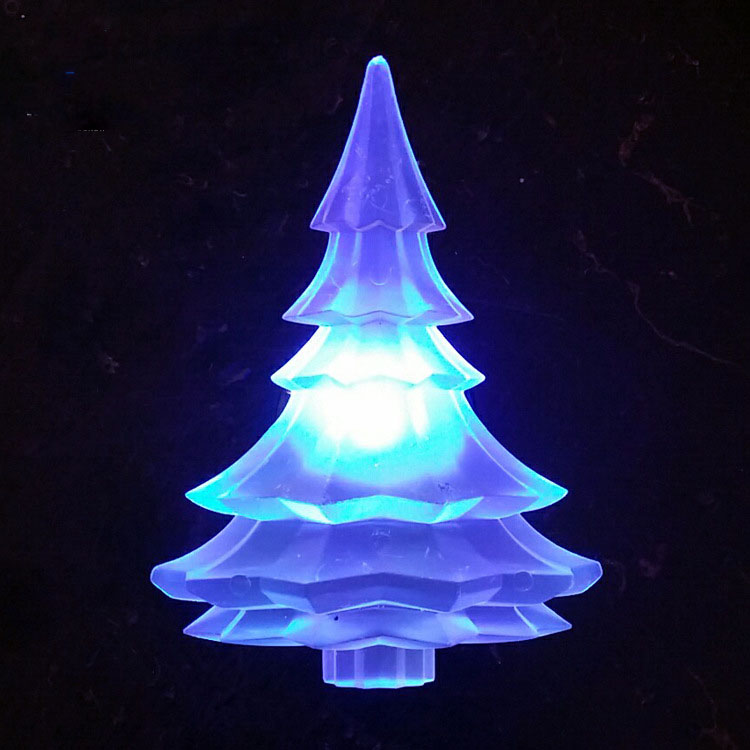 Manufacturers direct creative LED Christmas tree small night light sucker lamp wall lamp decorative lights