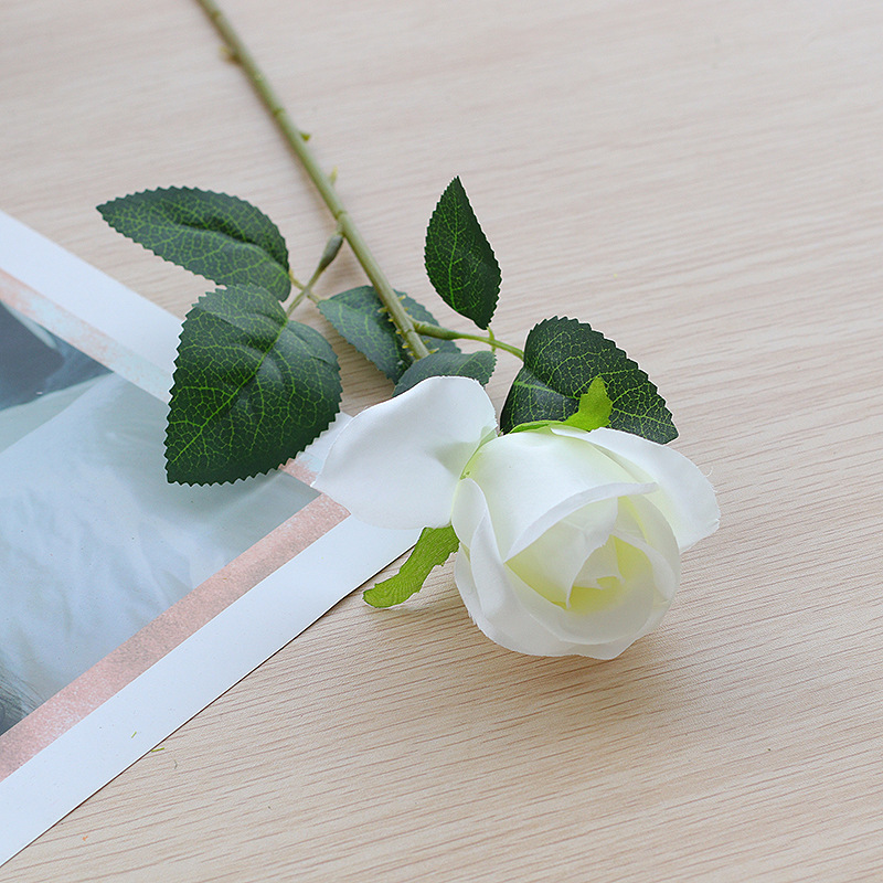 Artificial Rose Home Decoration Emulational Flower Decoration Wedding Bride Hand Holding Fake Flower Bounce Ball Bouquet Fake Rose