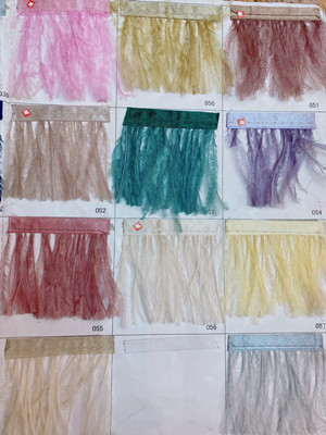 Factory in Stock 50-55cm White Ostrich Feather Wedding Home Furnishing Decoration Flower Arrangement Feather Lamp Color Feather
