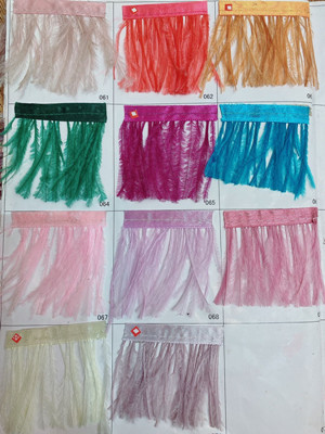 Factory in Stock 50-55cm White Ostrich Feather Wedding Home Furnishing Decoration Flower Arrangement Feather Lamp Color Feather