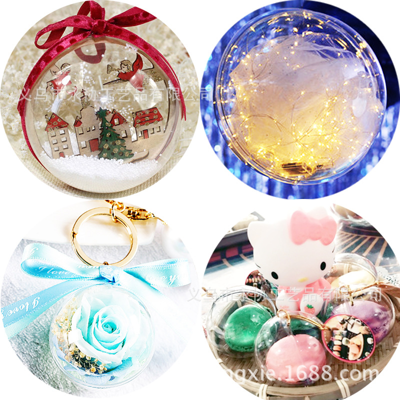 Plastic Ball Eternal Flower Ball Christmas Ball Decoration Wedding Decorations Mousse Wedding Candy Packaging