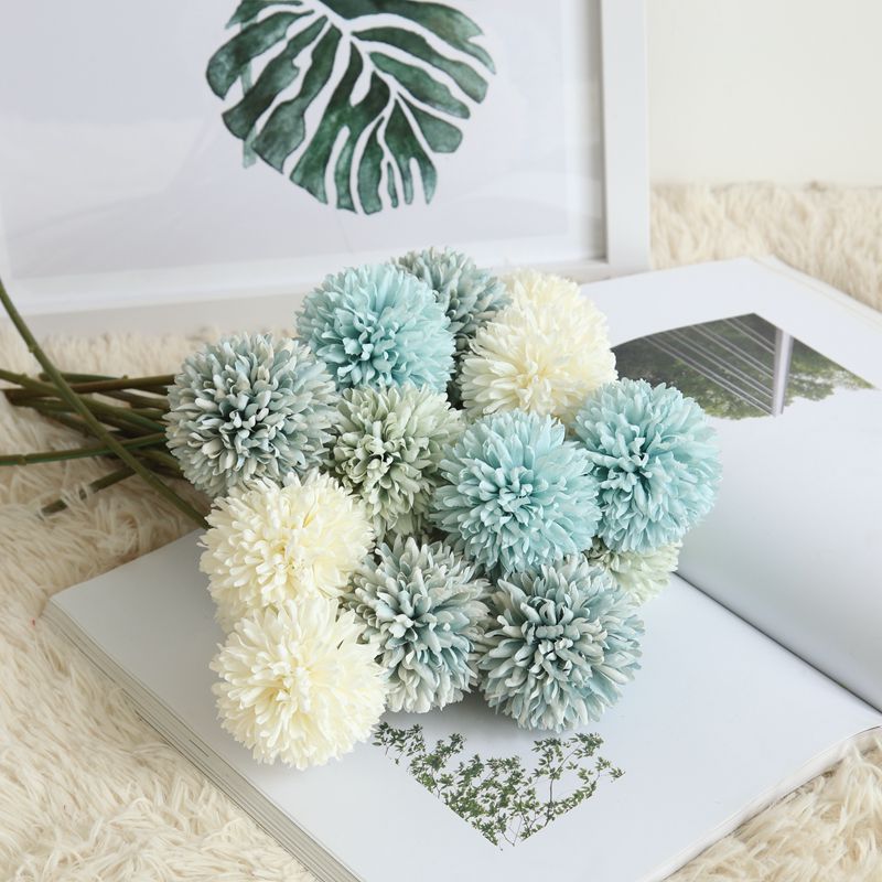 Style Home Ornamental Flower Wedding Simulation Flower Dandelion Hyacinth Plastic Flowers Photography Set Fake Flower
