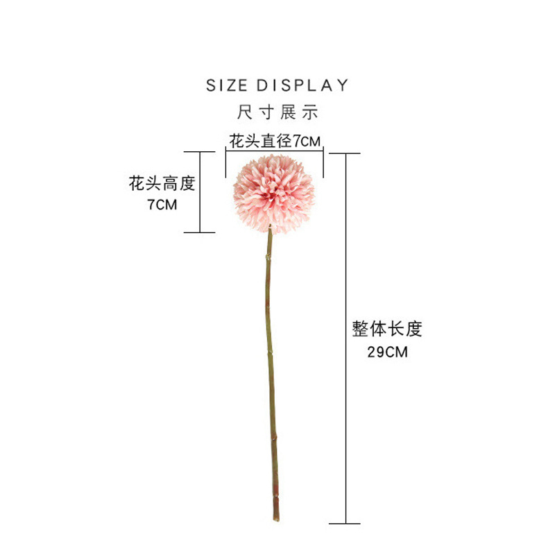 Style Home Ornamental Flower Wedding Simulation Flower Dandelion Hyacinth Plastic Flowers Photography Set Fake Flower