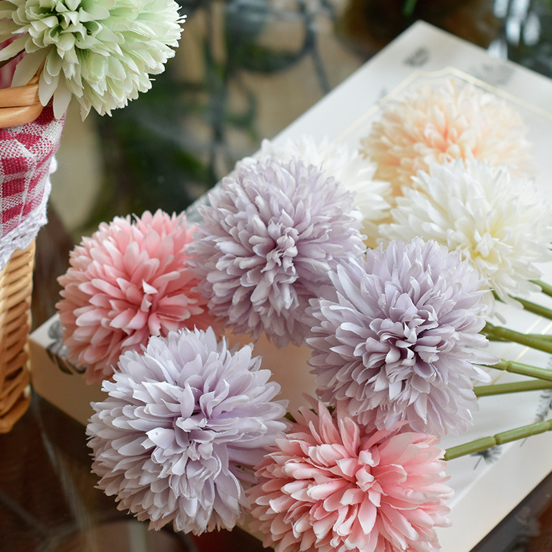 Style Home Ornamental Flower Wedding Simulation Flower Dandelion Hyacinth Plastic Flowers Photography Set Fake Flower Style Home Ornamental Flower Wedding Simulation Flower Dandelion Hyacinth Plastic Flowers Photography Set Fake Flower