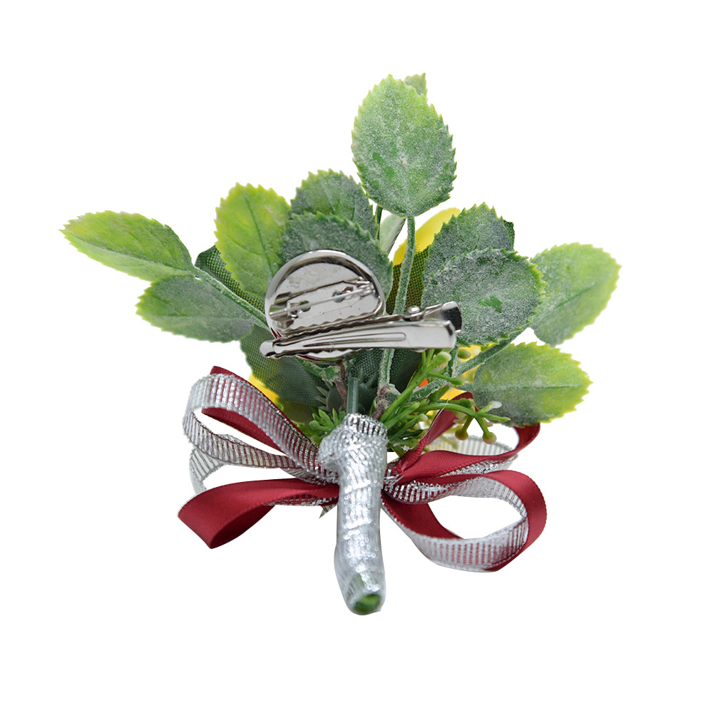 D810 SUNFLOWER Corsage Men and Women Wedding Wedding Bride Bridegroom Corsage Christmas Gift Gift Real Price
